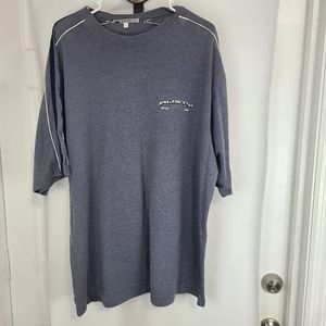 Rusty Men's Classic Short Sleeve T-Shirt, Size: Large Color: Grey